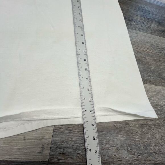 Vintage 90s‎ Beachwood Bisons White Mens Large Sex Ed Funny School Joke T-Shirt - Picture 7 of 10